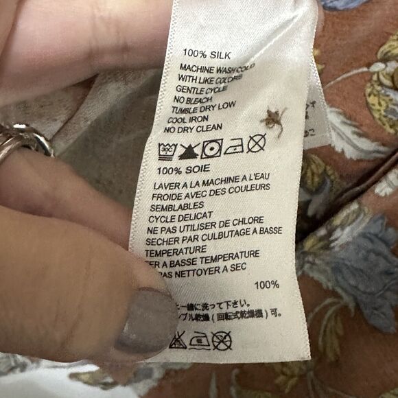 Tommy Bahama Tropical Mens Shirt XL Floral 100% Silk Short Sleeve Hawaiian Trip - Picture 7 of 12